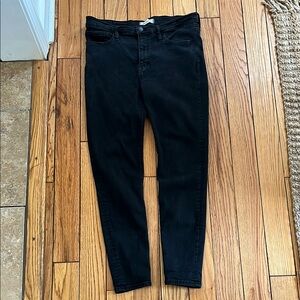 Black Madewell Skinny Jeans